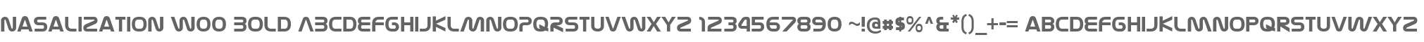 Nasalization W00 Bold