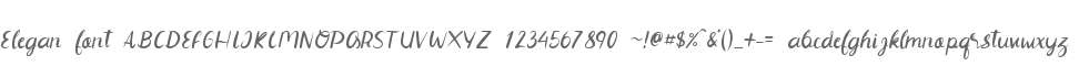 Elegan font