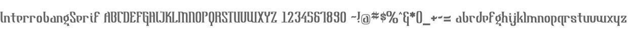 InterrobangSerif