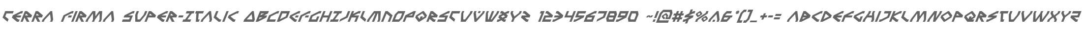 Terra Firma Super-Italic