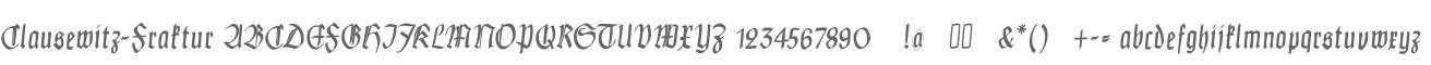 Clausewitz-Fraktur