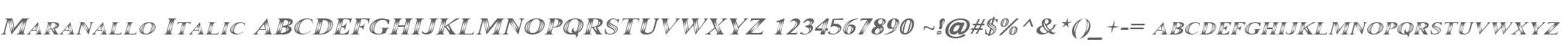 Maranallo Italic