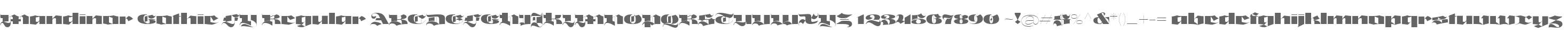 Mandinor Gothic FY Regular
