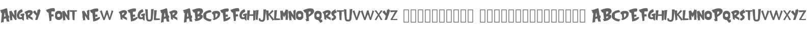 Angry Font New