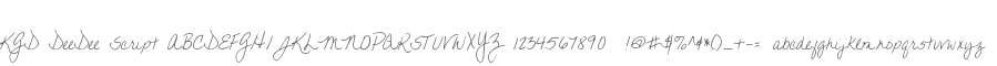 KGD DeeDee Script