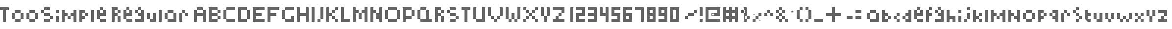 TooSimple Regular
