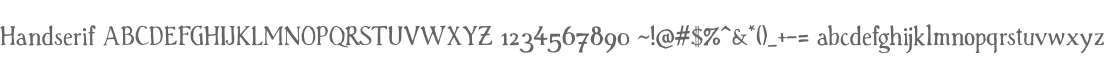Handserif