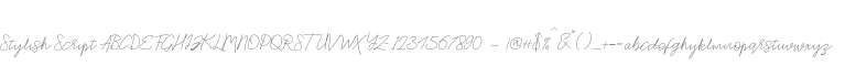 Stylish Script