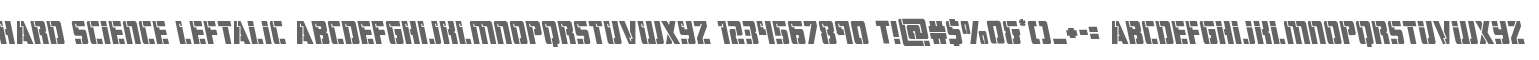 Hard Science Leftalic