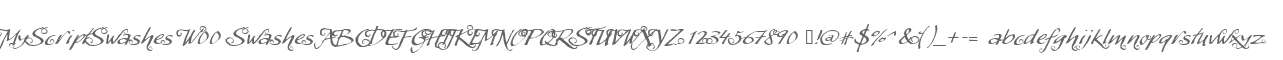 MyScriptSwashes W00 Swashes
