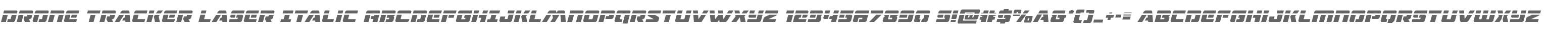 Drone Tracker Laser Italic