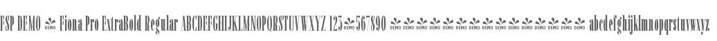FSP DEMO - Fiona Pro ExtraBold