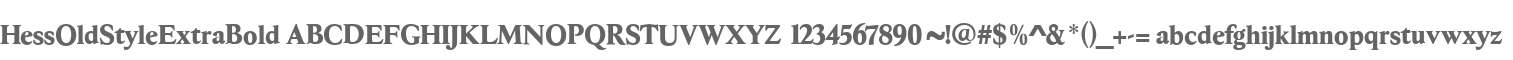HessOldStyleExtraBold