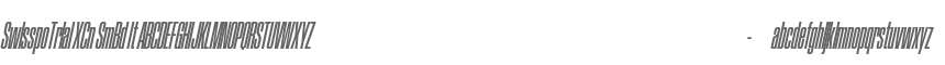 SwisspoTrial Extra Condensed Semi Bold