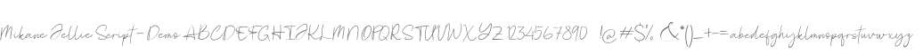 Mikane Jellie Script - Demo