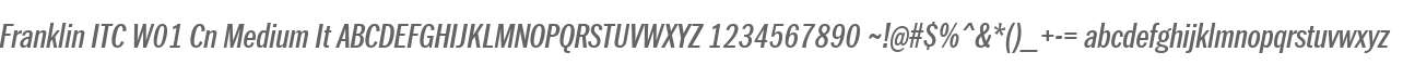 Franklin ITC W01 Cn Medium It
