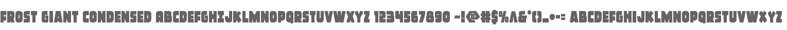 Frost Giant Condensed