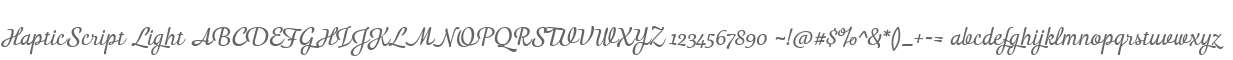 HapticScript Light