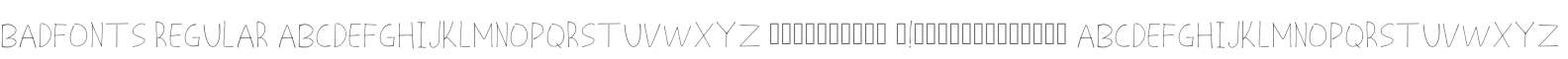 Badfonts