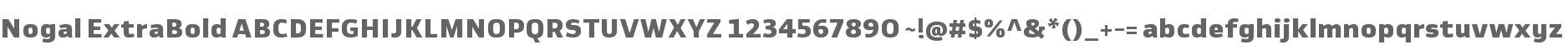 Nogal Extrabold