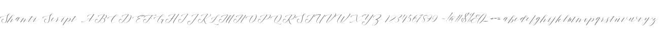 Shanti Script