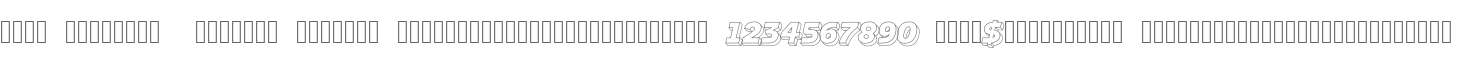 Envy Numerals  Outline Regular