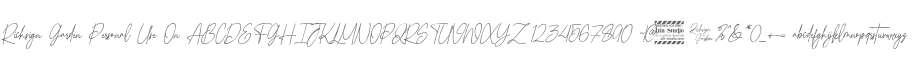 Richsign Garden Personal Use On