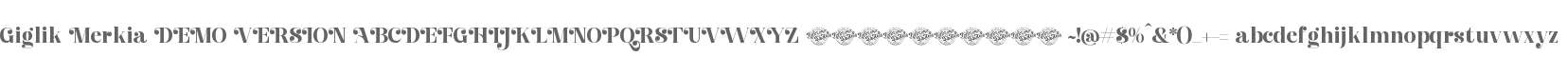 Giglik Merkia DEMO VERSION