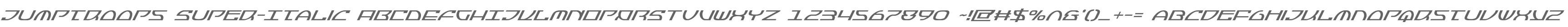 Jumptroops Super-Italic