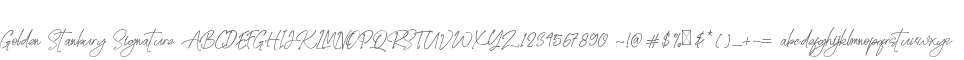 Golden Stanbury Signature