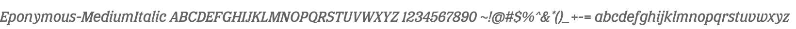 Eponymous-MediumItalic