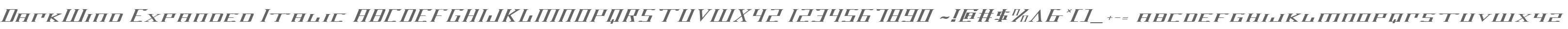 DarkWind Expanded Italic