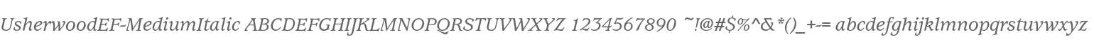 UsherwoodEF-MediumItalic