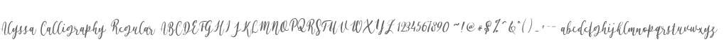 Alyssa Calligraphy Regular