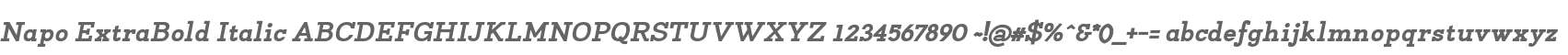 Napo Extrabold
