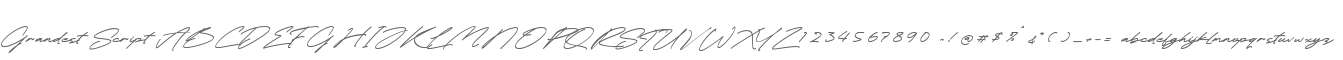 Grandest Script