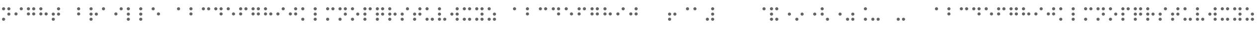 Night Braille