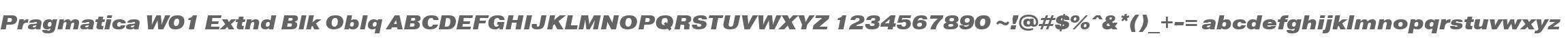 Pragmatica W01 Extnd Blk Oblq