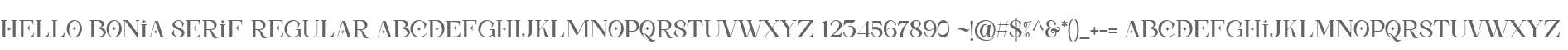Hello Bonia Serif