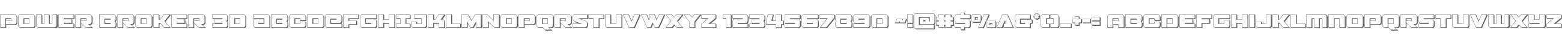 Power Broker 3D