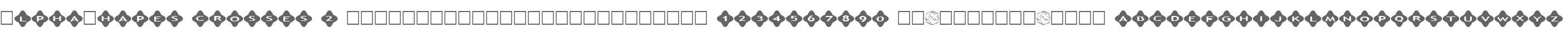 AlphaShapes crosses 2
