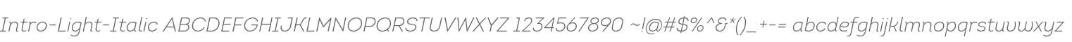 Intro-Light-Italic