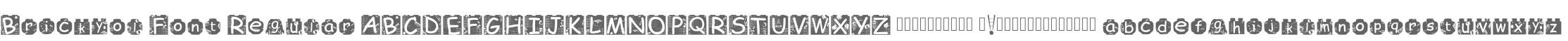 Brickyol Font Regular