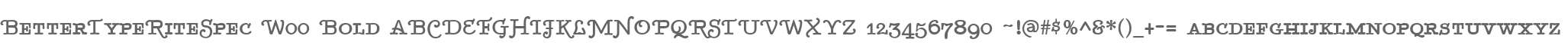 BetterTypeRiteSpec W00 Bold