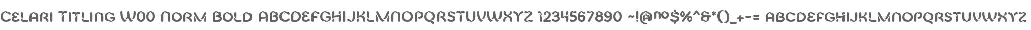 Celari Titling W00 Norm Bold