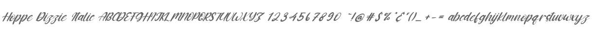 Hoppe Dizzie Italic