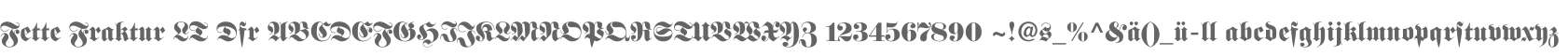 Fette Fraktur LT Dfr