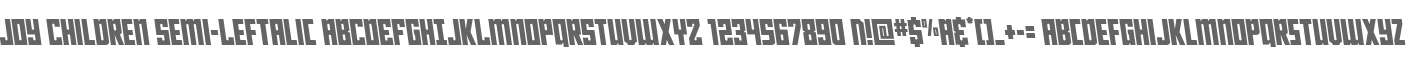 Joy Children Semi-Leftalic