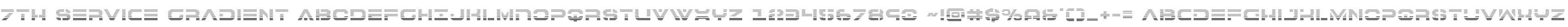 7th Service Gradient
