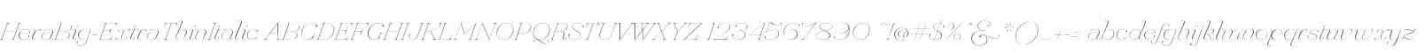 HeraBig-ExtraThinItalic